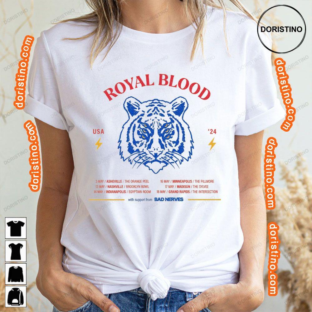 Art Royalblooduk Usa 2024 Shirt