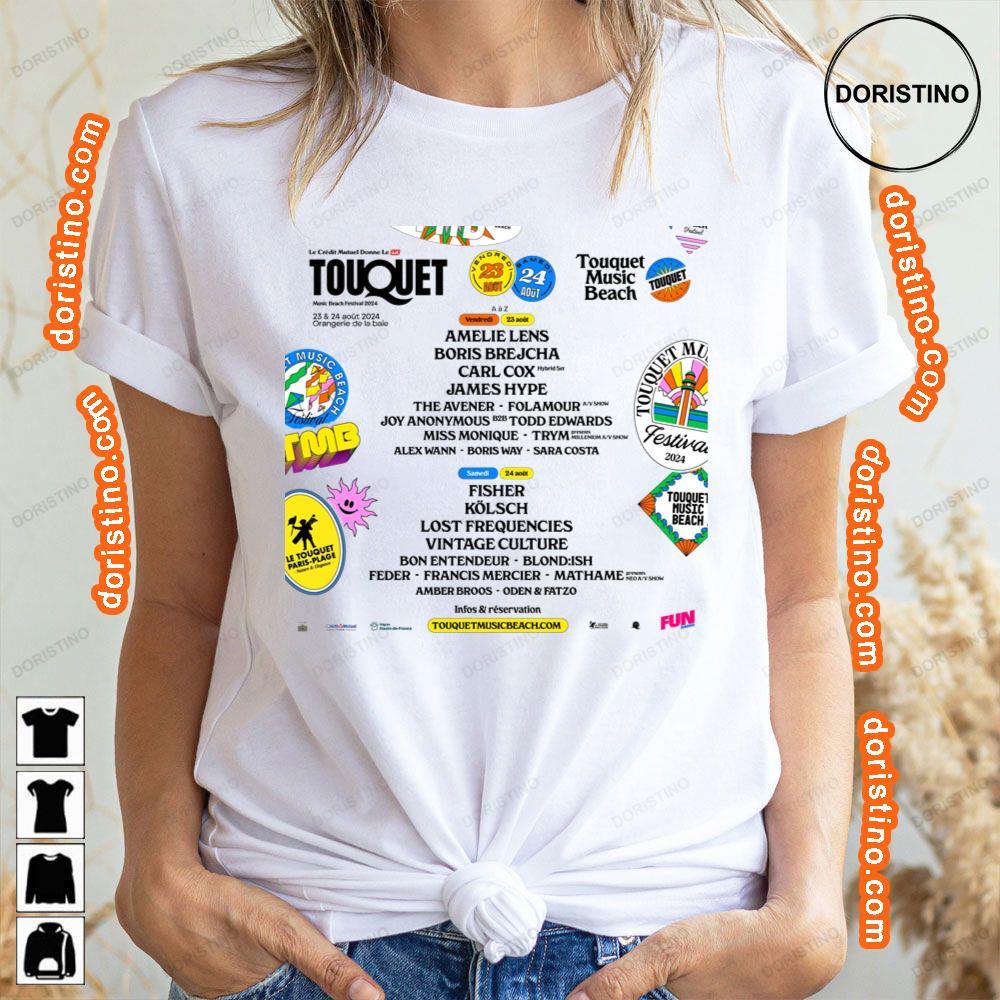 Art Touquet Music Beach 2024 Dates Tshirt