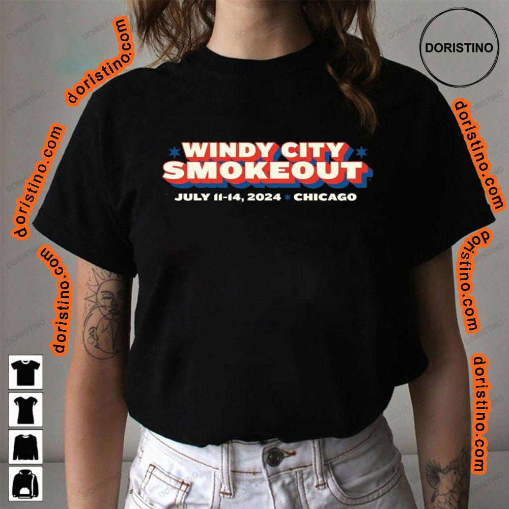 Art Windy City Smokeout 2024 Logo Shirt