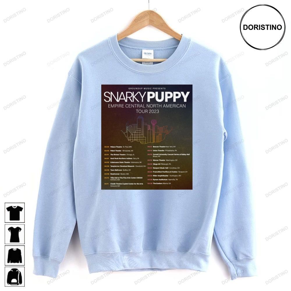 Snarky Puppy Empire Central North American Tour 2023 Limited Edition T-shirts