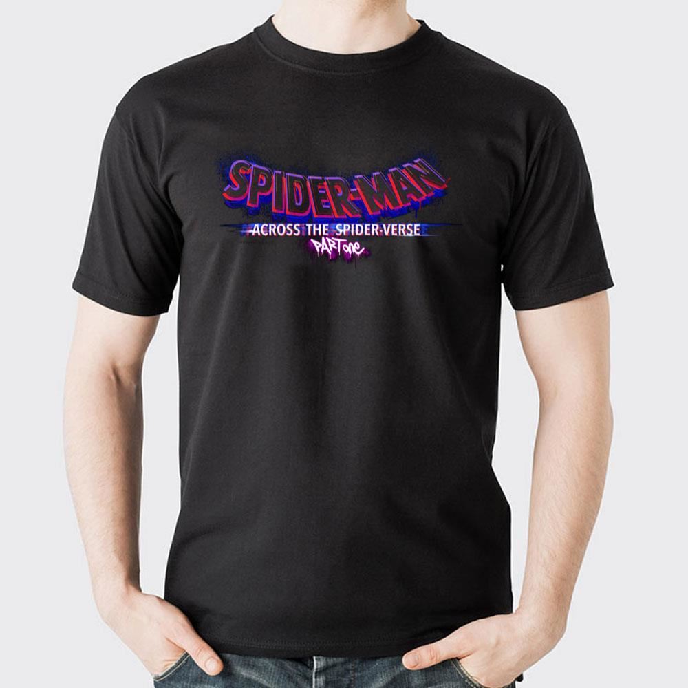 Spider-man Across The Spider-verse Part One Logo Awesome Shirts