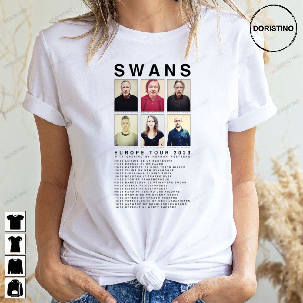 Swans Europe Tour 2023 Awesome Shirts
