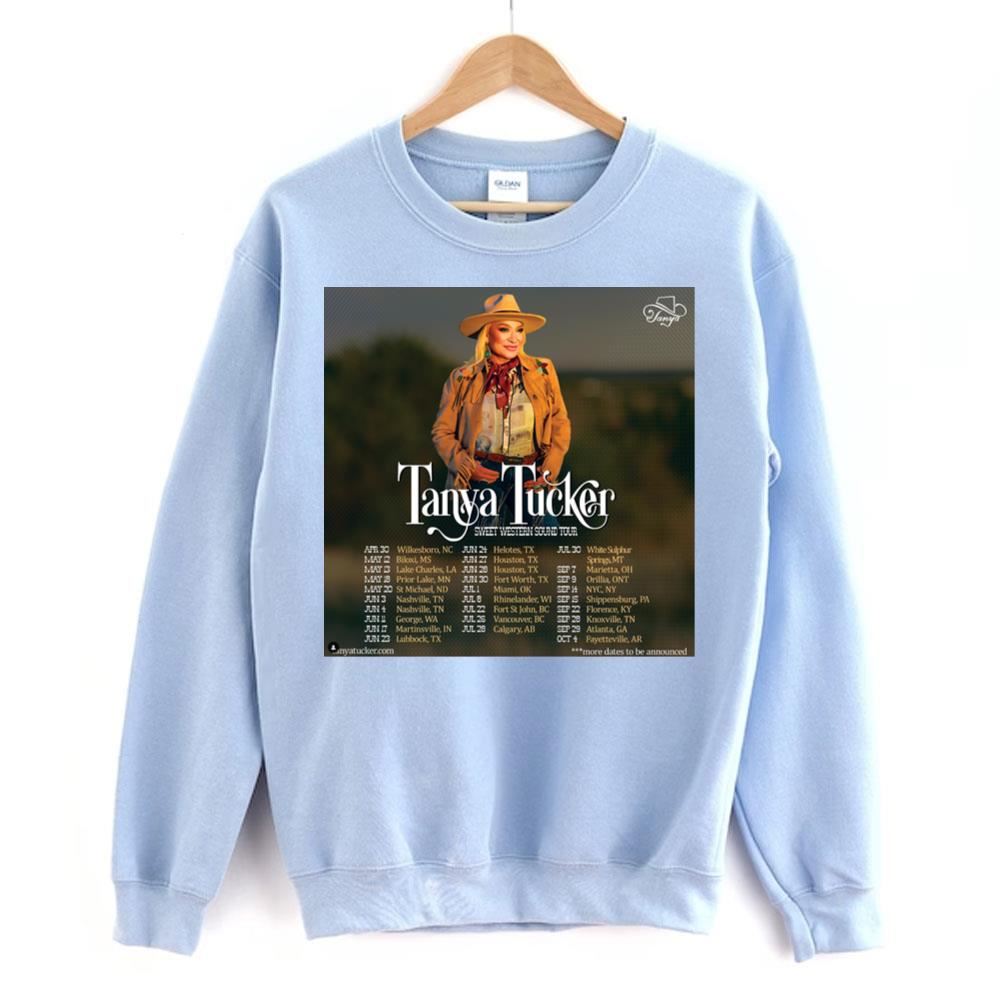 Tanya Tucker Sweet Western Sound 2023 Tour Awesome Shirts