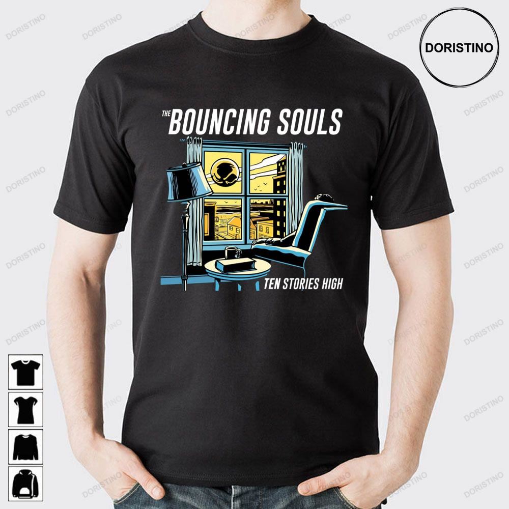 The Bouncing Souls Ten Stories High2023 Limited Edition T-shirts