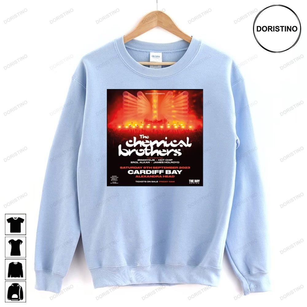 The Chemical Brothers September 2023 Tourjpg Limited Edition T-shirts