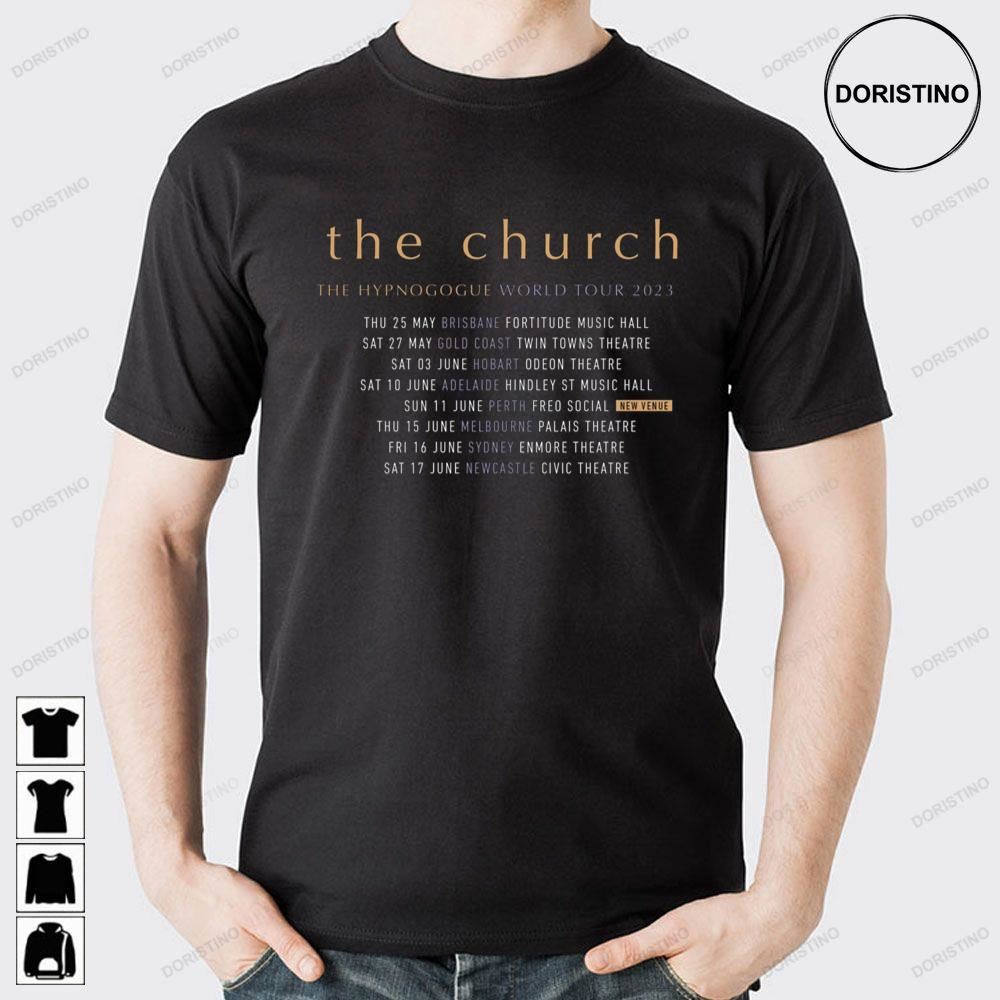 The Church The Hypnogogue World Tour 2023 Awesome Shirts