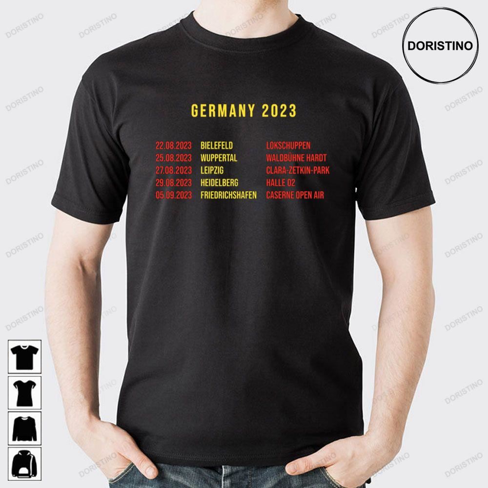 The Dead South 2023 Germ Dates Awesome Shirts