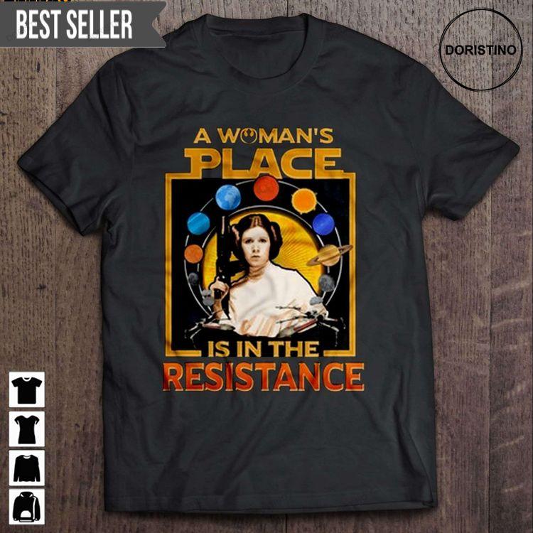 A Womans Place Is In The Resistance Short Sleeve Doristino Awesome Shirts