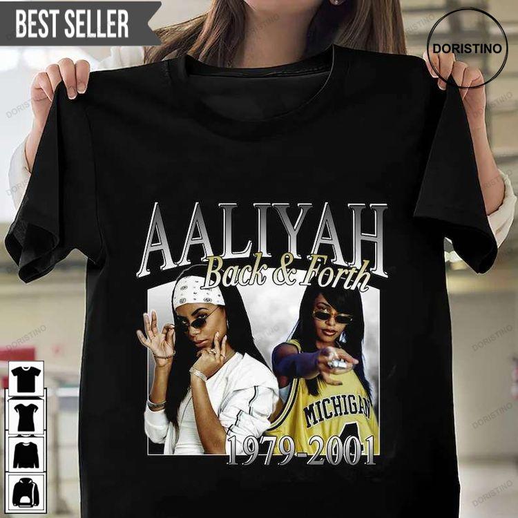 Aaliyah Back And Forth 1979-2001 Doristino Limited Edition T-shirts