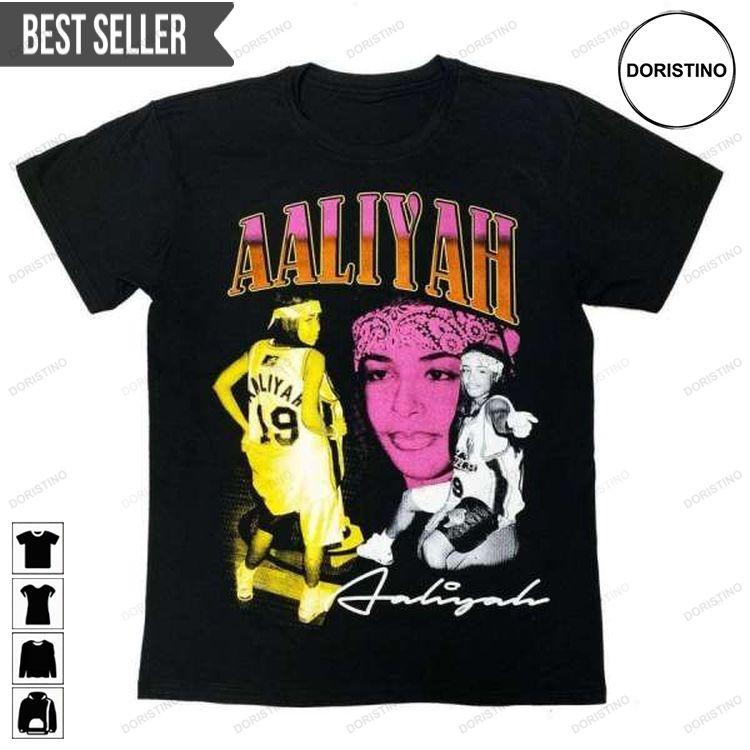 Aaliyah Basketball Music Singer Doristino Limited Edition T-shirts