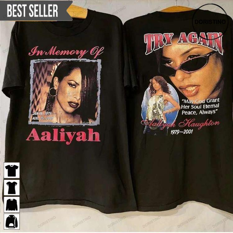 Aaliyah Try Again In Memory Of Aaliyah 1979-2001 Doristino Trending Style
