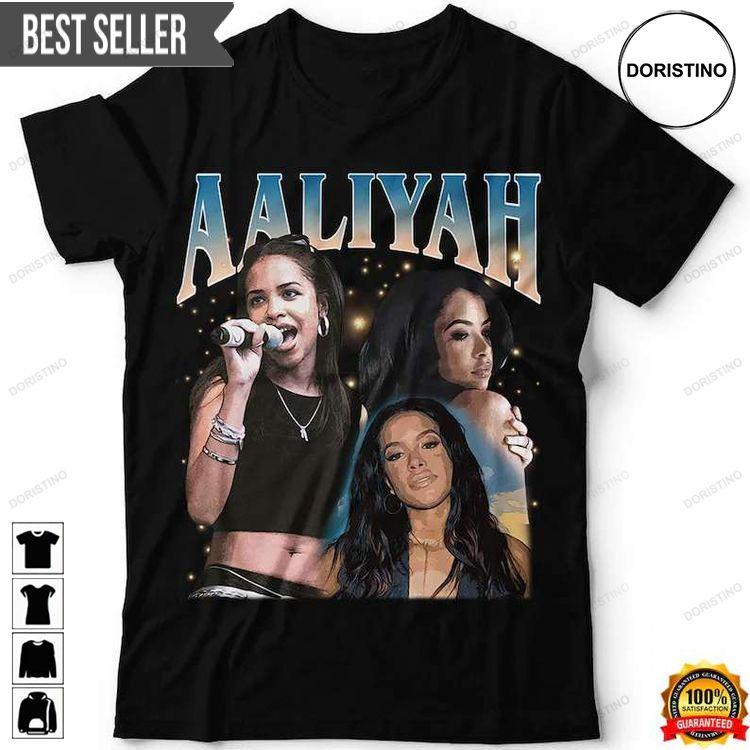 Aaliyah Vintage Music Casual Doristino Limited Edition T-shirts