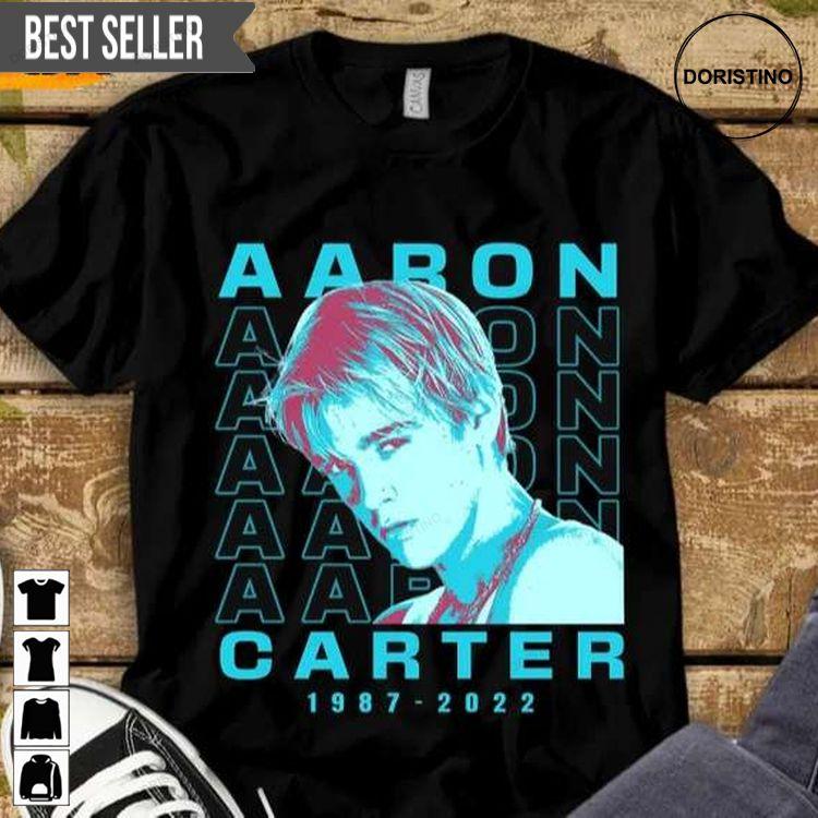 Aaron Carter Thank You For The Memories Doristino Limited Edition T-shirts