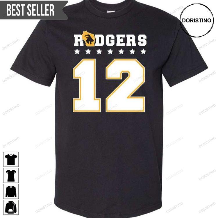 Aaron Rodgers Goat 12 Green Bay Packers Nfl Doristino Awesome Shirts
