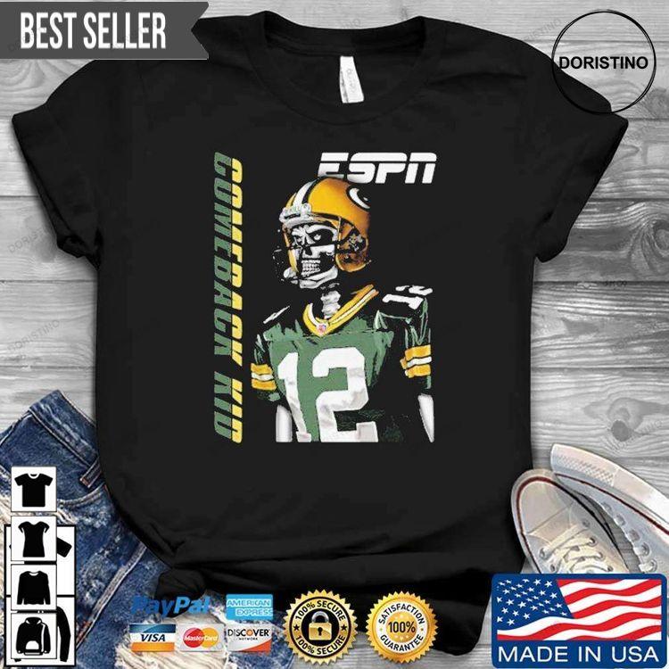 Aaron Rodgers Green Bay Packers Unisex Doristino Limited Edition T-shirts