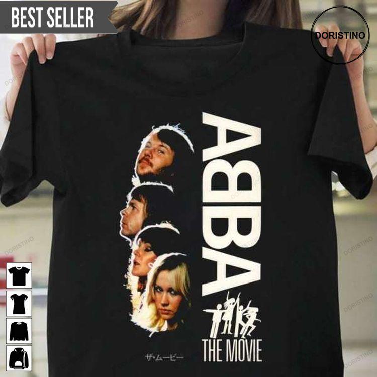 Abba Members Band Signatures Doristino Limited Edition T-shirts