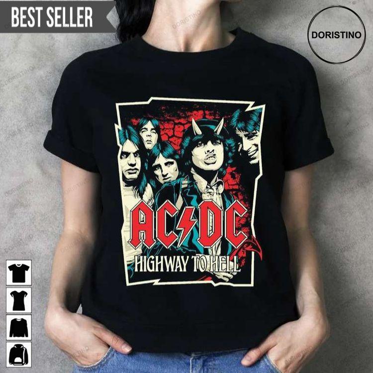 Acdc Highway To Hell Music Band Doristino Limited Edition T-shirts