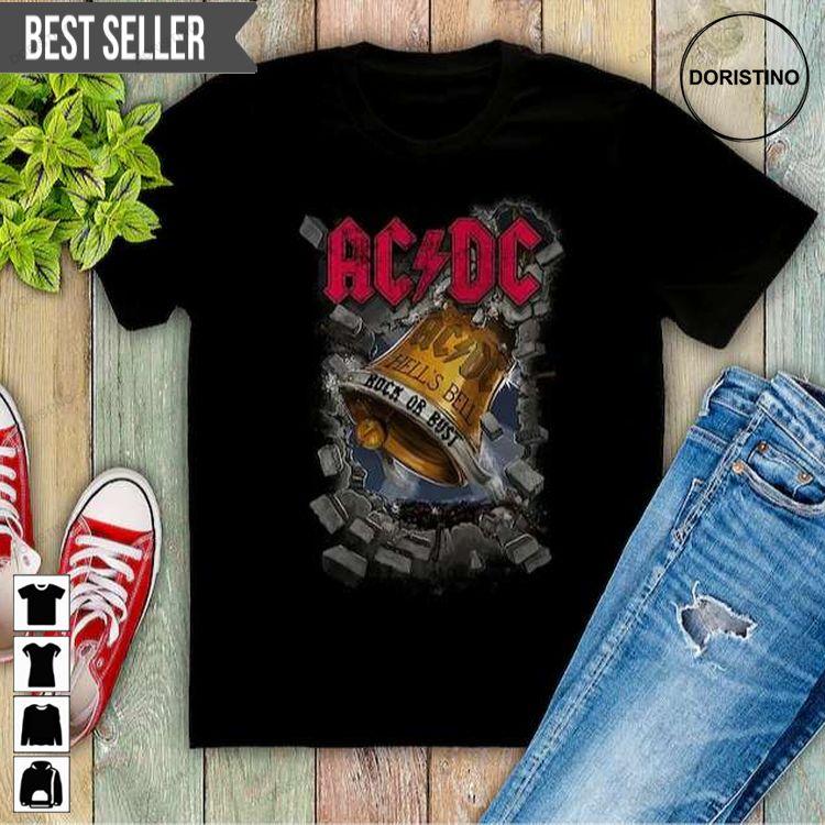 Acdc Rock Band Rock Or Bust Unisex Doristino Awesome Shirts