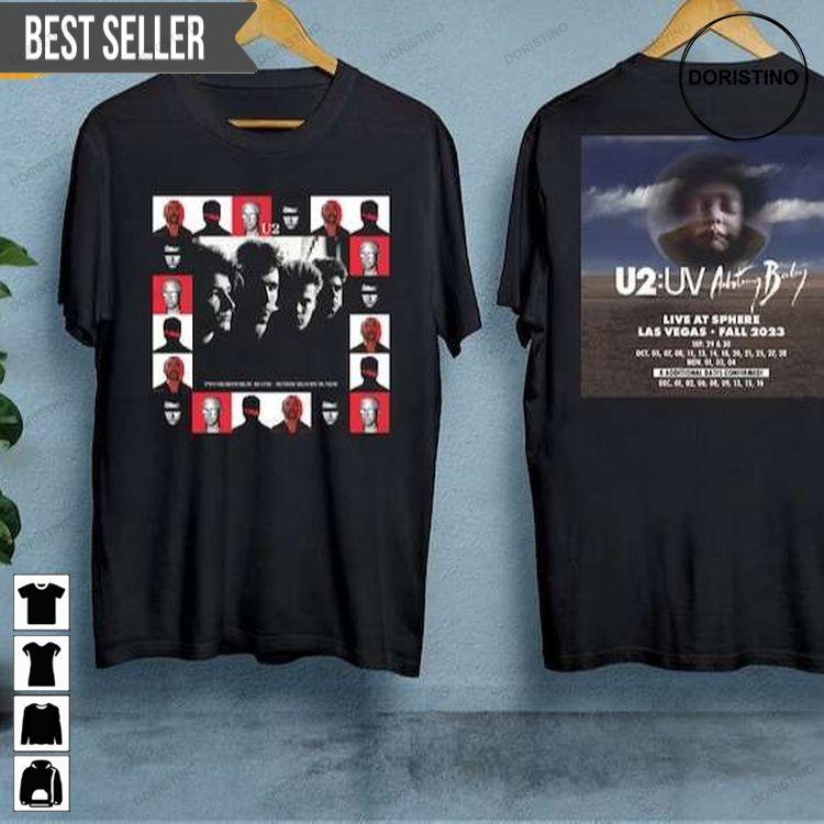Achtung Baby Live At Sphere U2 Band Adult Short-sleeve Doristino Limited Edition T-shirts