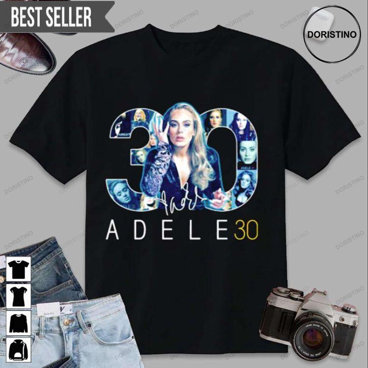 Adele 30 Signature Vintage Doristino Limited Edition T-shirts
