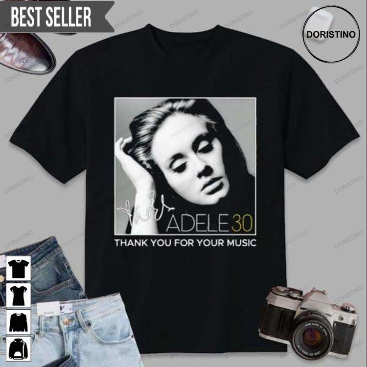 Adele 30 Thank You Graphic Doristino Awesome Shirts