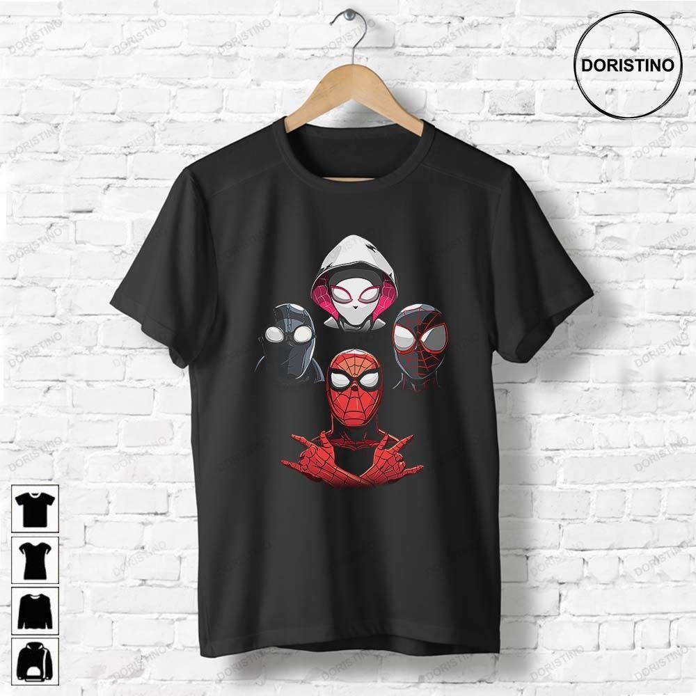 Queen Bohemian Rhapsody Spider-man Avenger Superhero Unisex For Men Women Comic Fan Limited Edition T-shirts