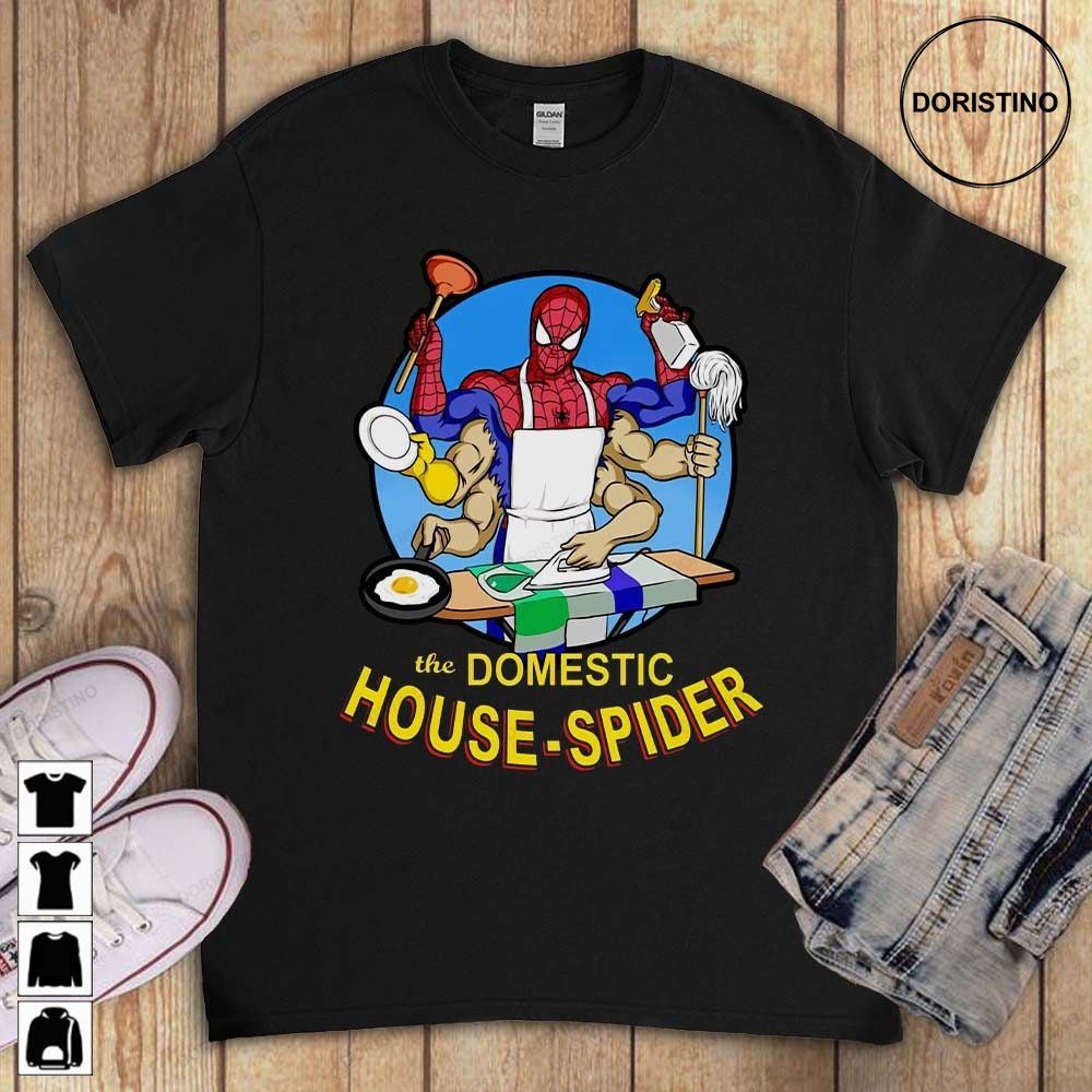 Spider-man Domestic House Spider Avenger Superhero Comic Unisex Gift For Men Women Awesome Shirts