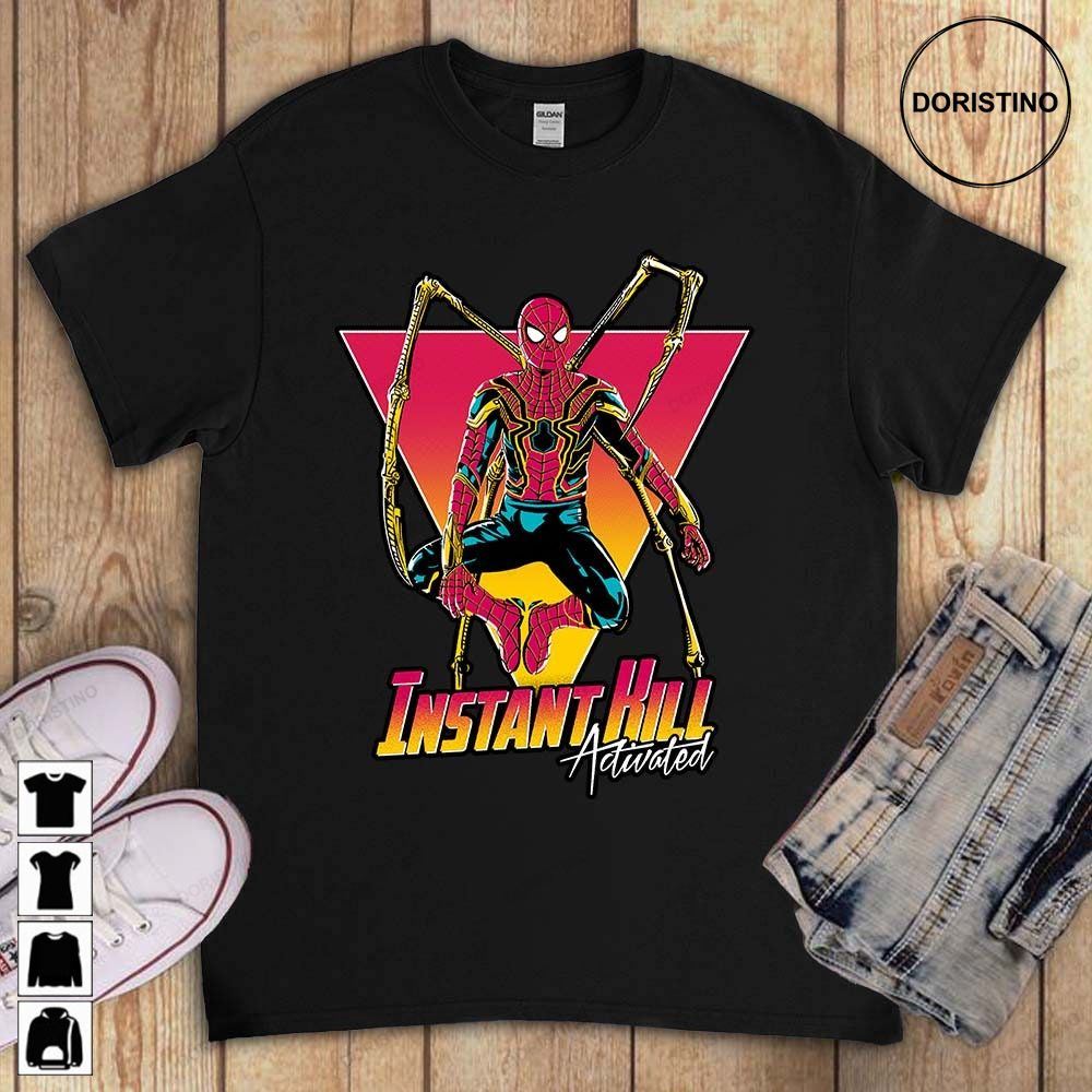 Spider-man Instant Kill Avenger Superhero Comic Unisex For Men Women Limited Edition T-shirts