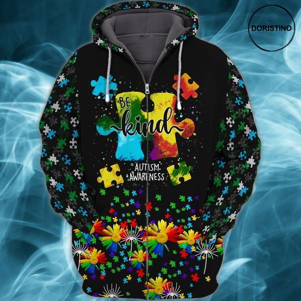 Autism Awareness Autism Be Kind Limited Edition 3d Hoodie