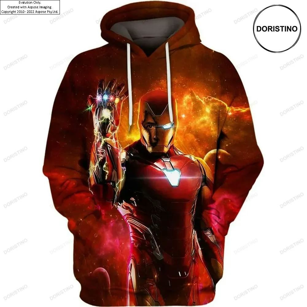 Avengers Marvel I Am Iron Man Armor Awesome 3D Hoodie