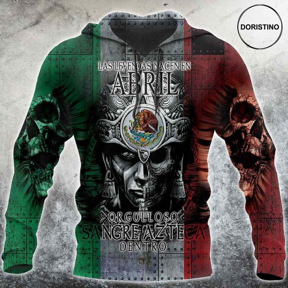Aztec Warrior Mexican Ed Awesome 3D Hoodie