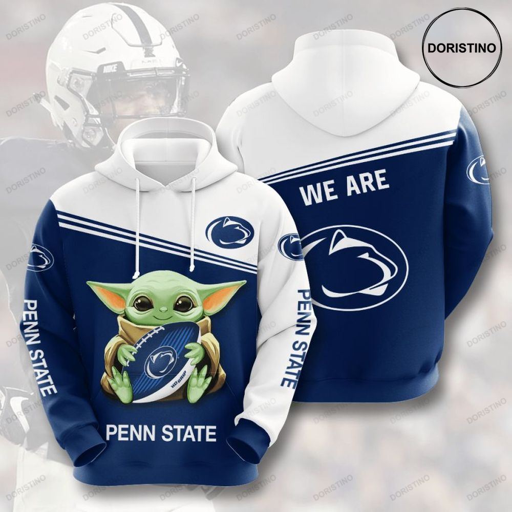 Baby Yoda Penn State Nittany Lions Limited Edition 3d Hoodie