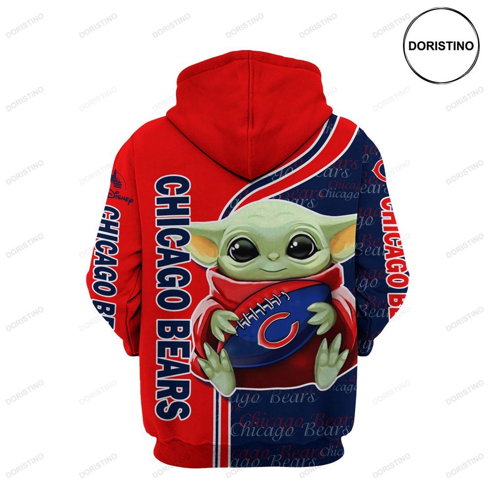 Baby Yoda Red Cartoon Graphic Limited Edition 3d Hoodie