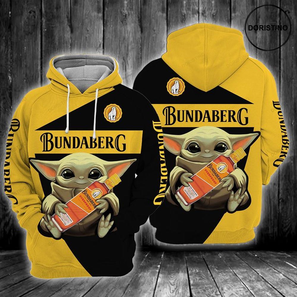 Baby Yoda Rum Bundaberg Limited Edition 3d Hoodie