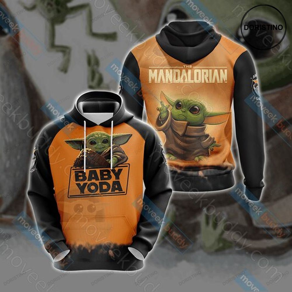 Baby Yoda Awesome 3D Hoodie