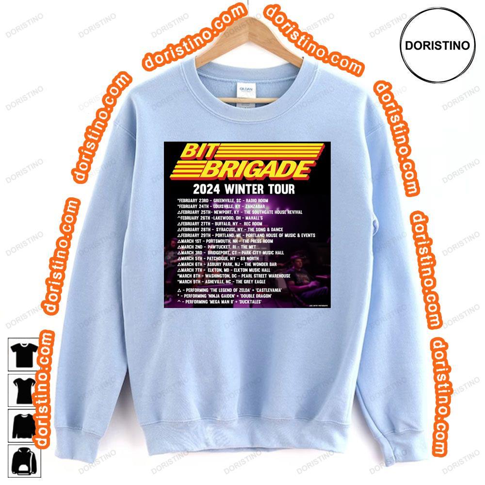 Bit Brigade 2024 Tour Hoodie Tshirt Sweatshirt