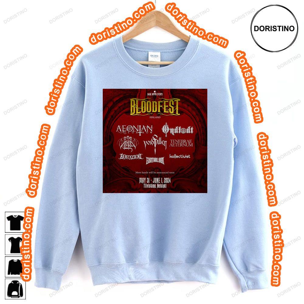 Blood Fest 2024 Tshirt Sweatshirt Hoodie