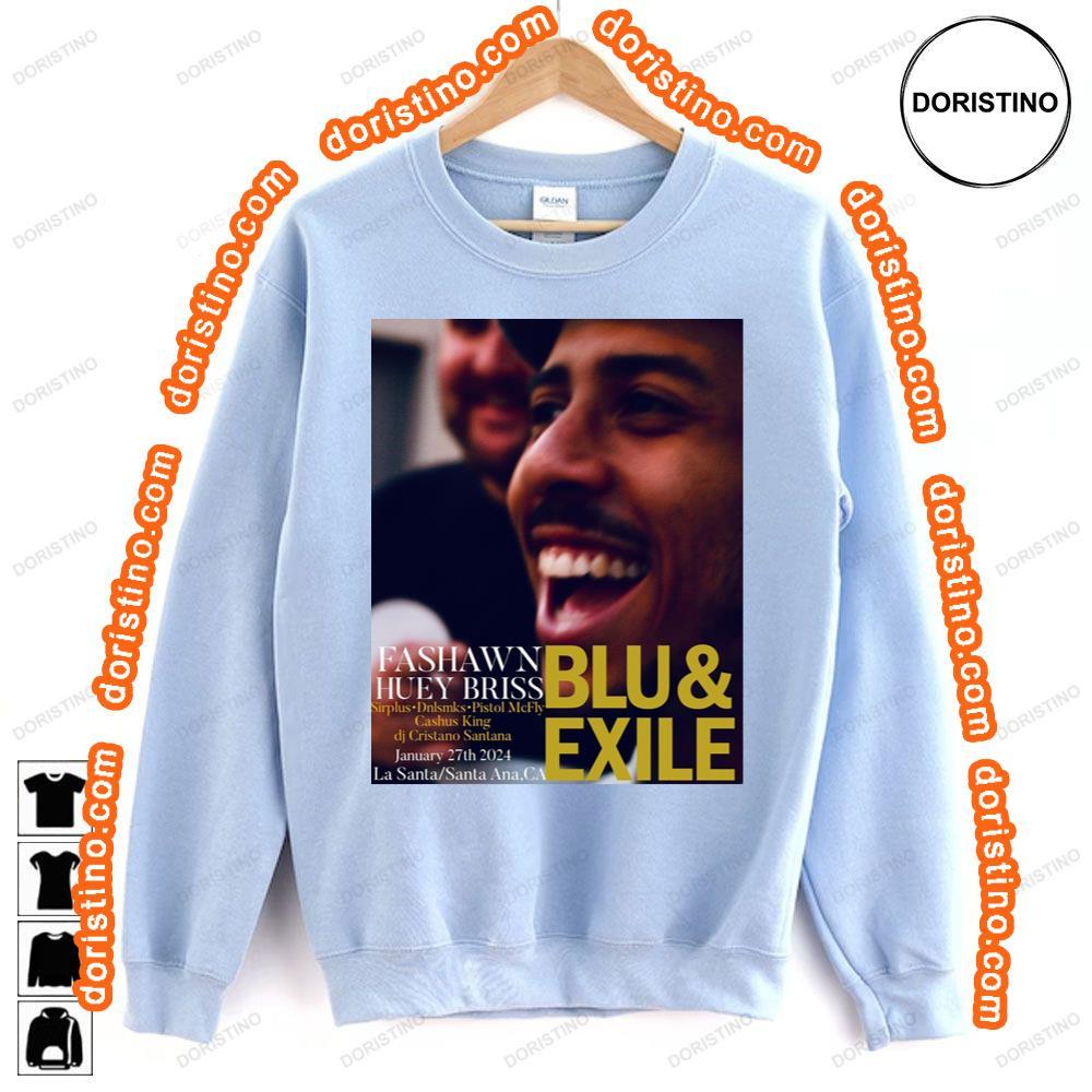 Blu Exile With Special Guests Fashawn Huey Briss And More 2024 Hoodie Tshirt Sweatshirt
