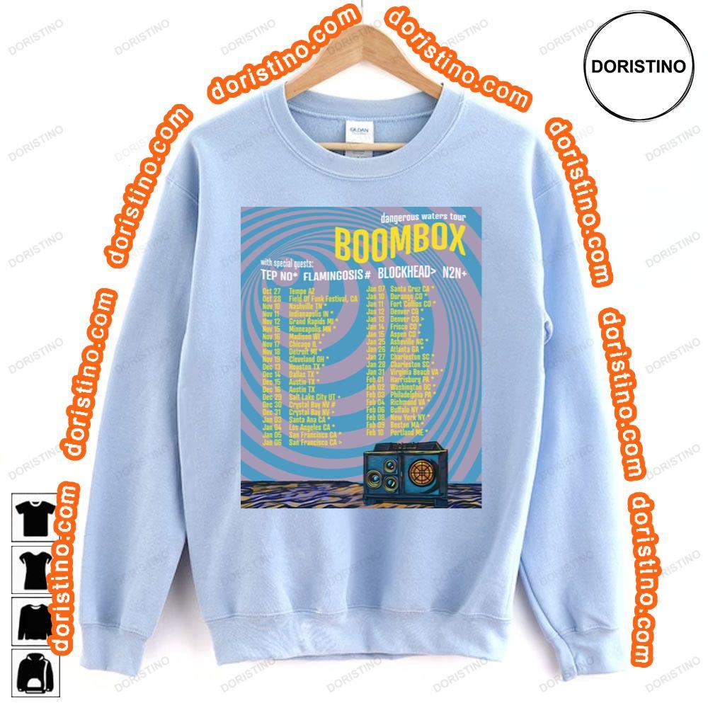Boombox Dangerous Waters Tour Dates 2024 2025 Sweatshirt Long Sleeve Hoodie