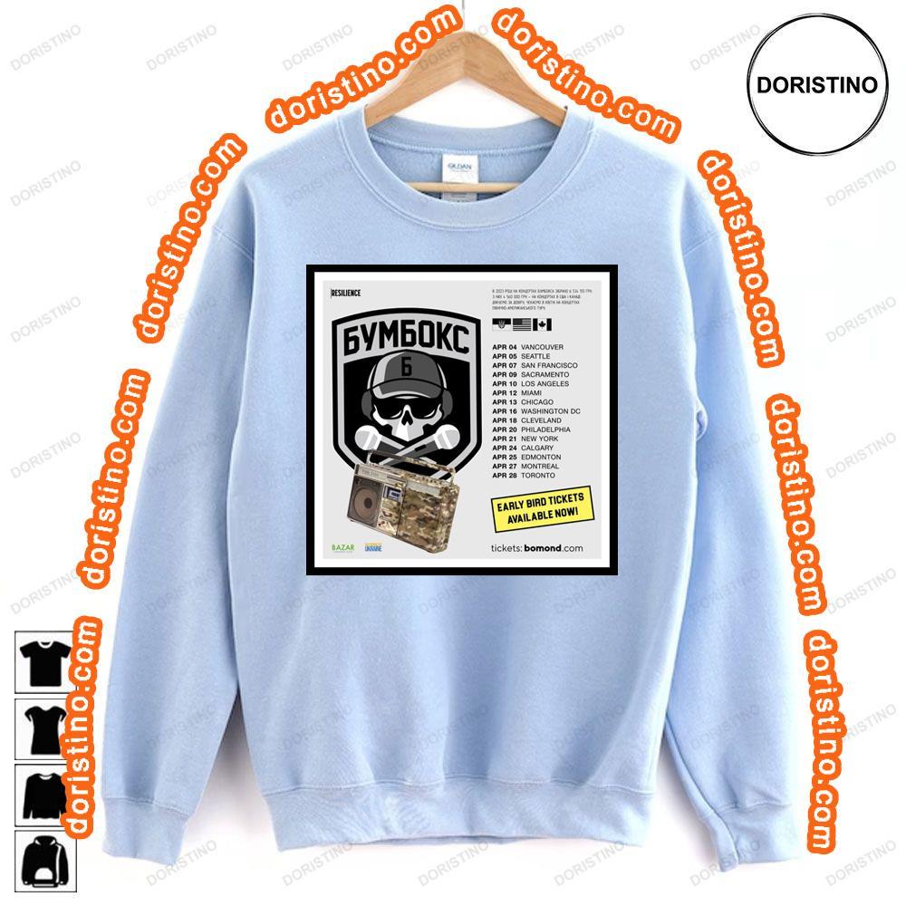 Boombox Tour Dates 21 02 2024 Sweatshirt Long Sleeve Hoodie