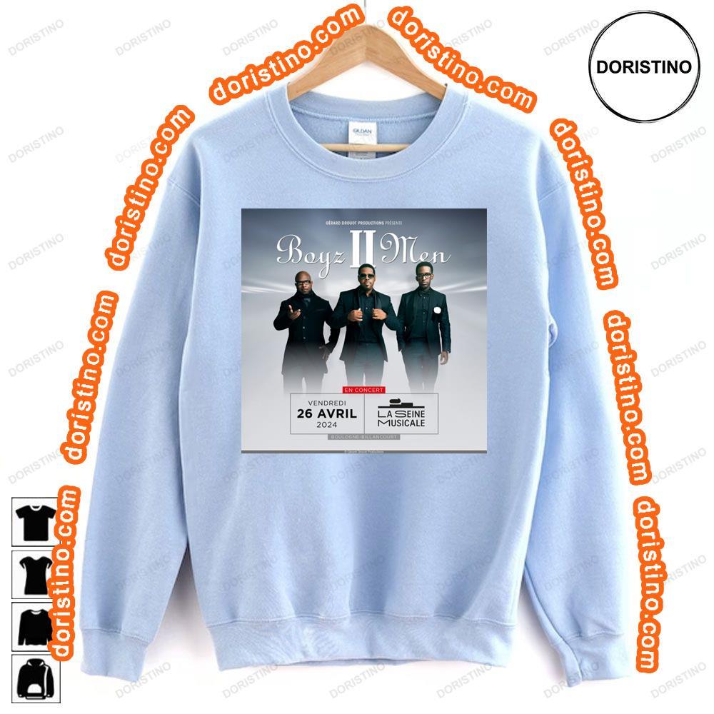 Boyz Ii Men Tour 2024 Art Sweatshirt Long Sleeve Hoodie