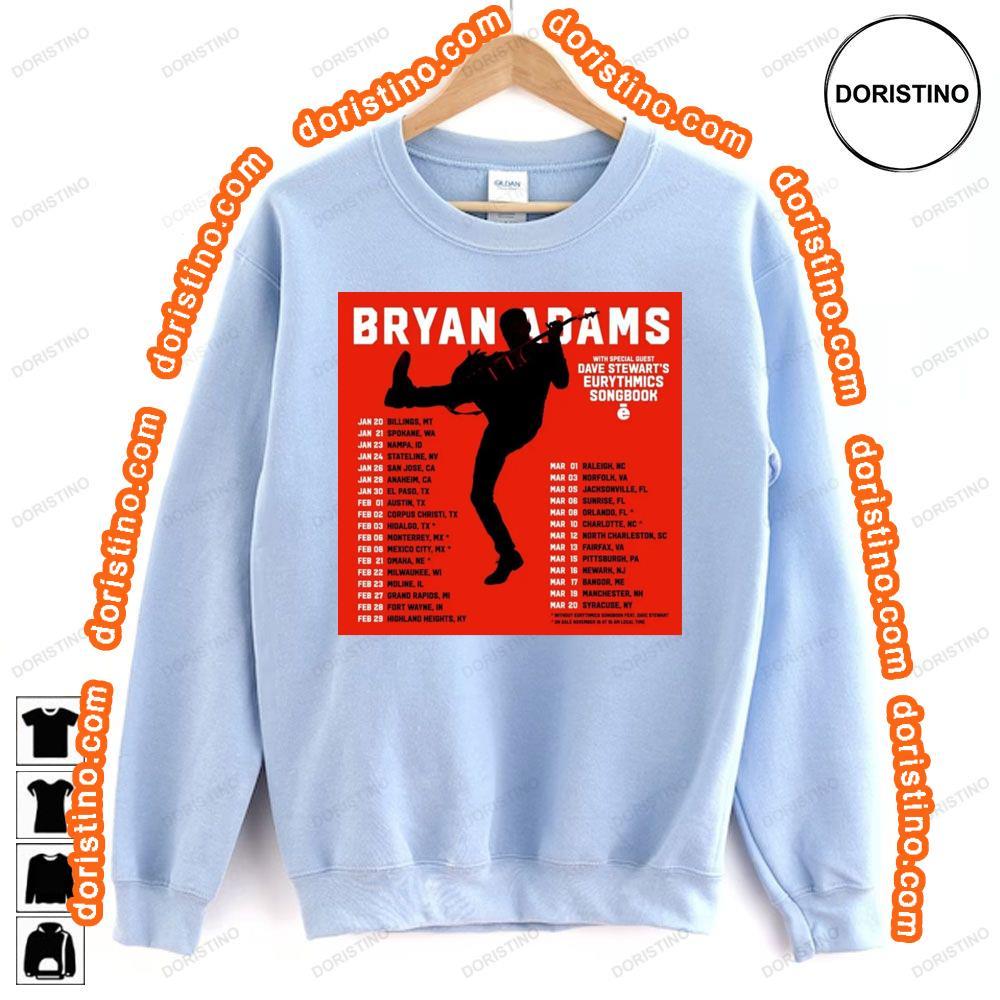 Bryan Adams 2024 Tour Date Hoodie Tshirt Sweatshirt