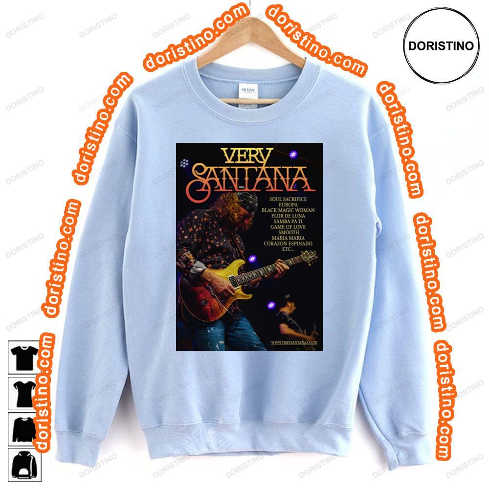 Carlos Santana 2024 Tour Sweatshirt Long Sleeve Hoodie