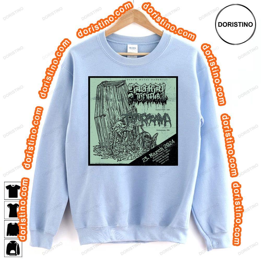 Carnal Tomb Torturerama 2024 Tshirt Sweatshirt Hoodie