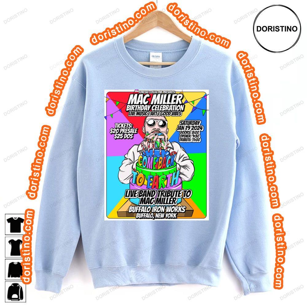Celebration Of Macmiller Birthday Edition 2024 Sweatshirt Long Sleeve Hoodie