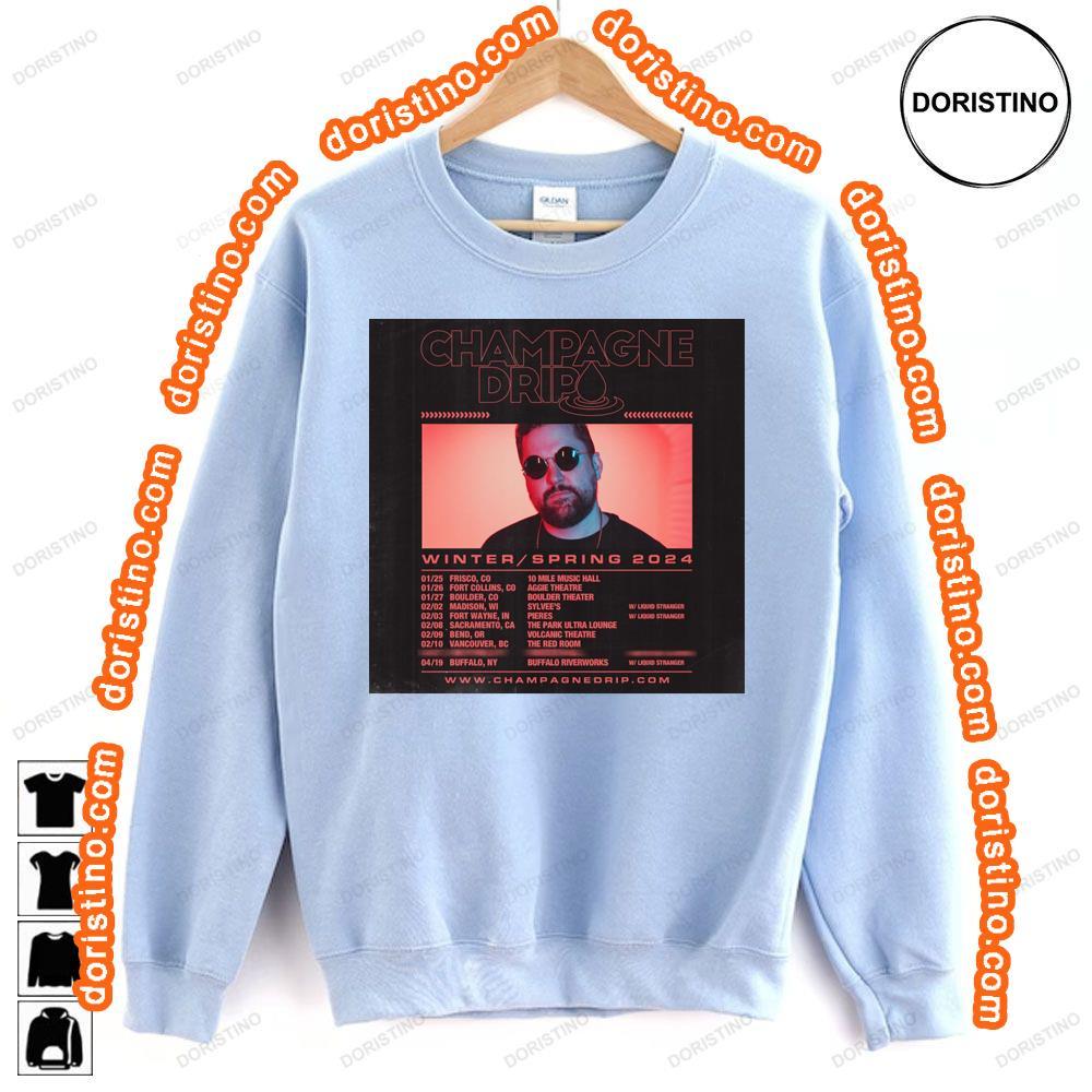 Chagne Drip 2024 Tour Sweatshirt Long Sleeve Hoodie