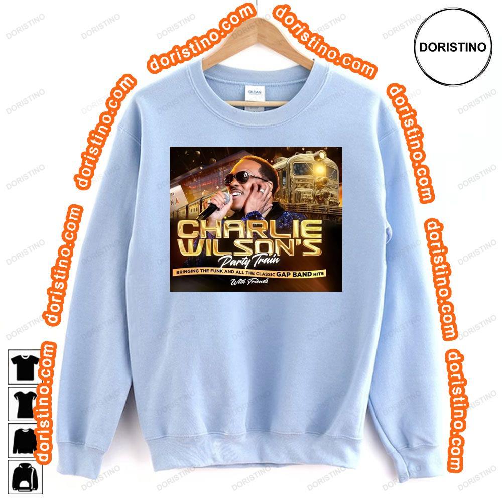 Charlie Wilsons Party Train ⁣ Morris Day The Sos Band Many More 2024 Sweatshirt Long Sleeve Hoodie
