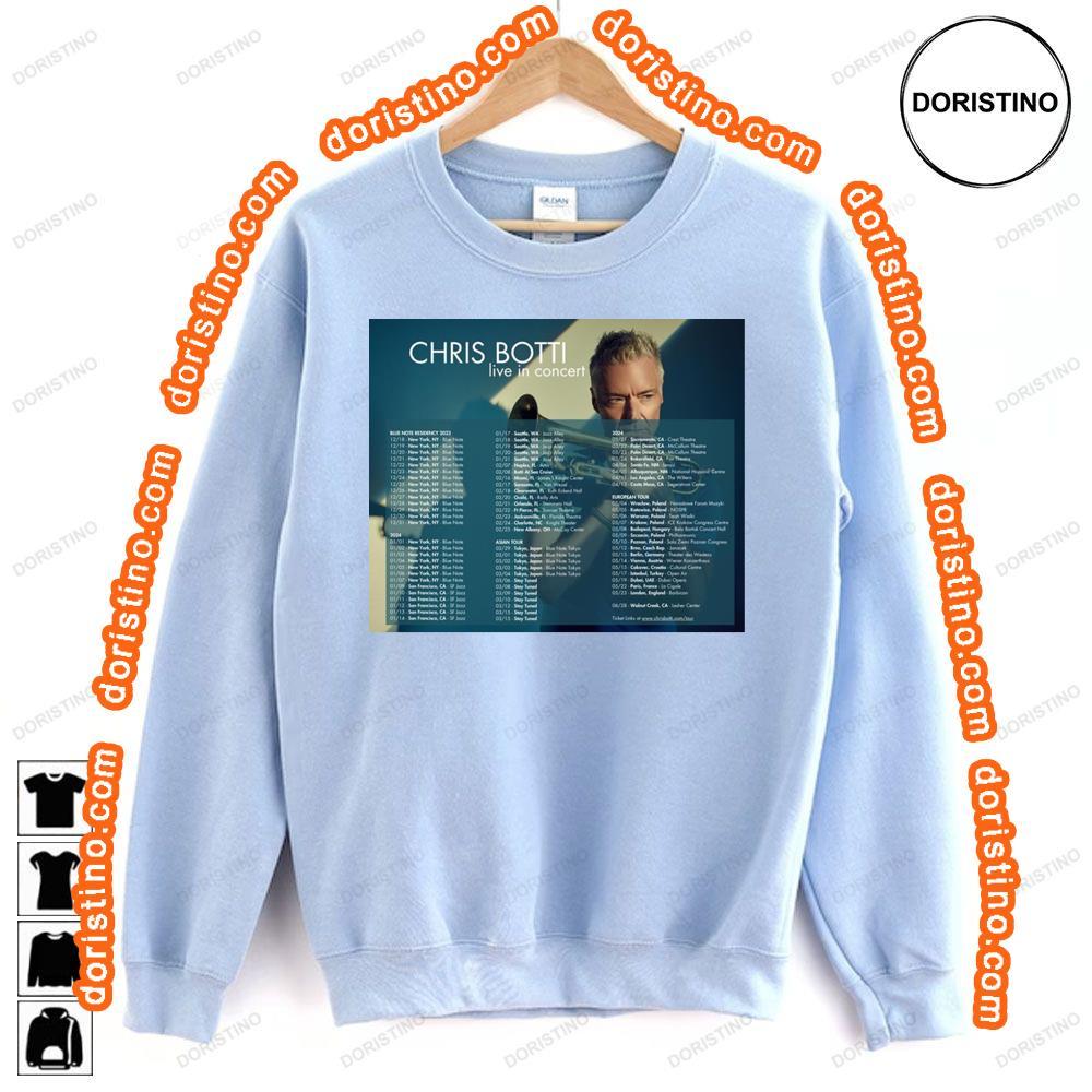 Chris Botti Live In Concert 2023 2024 Sweatshirt Long Sleeve Hoodie