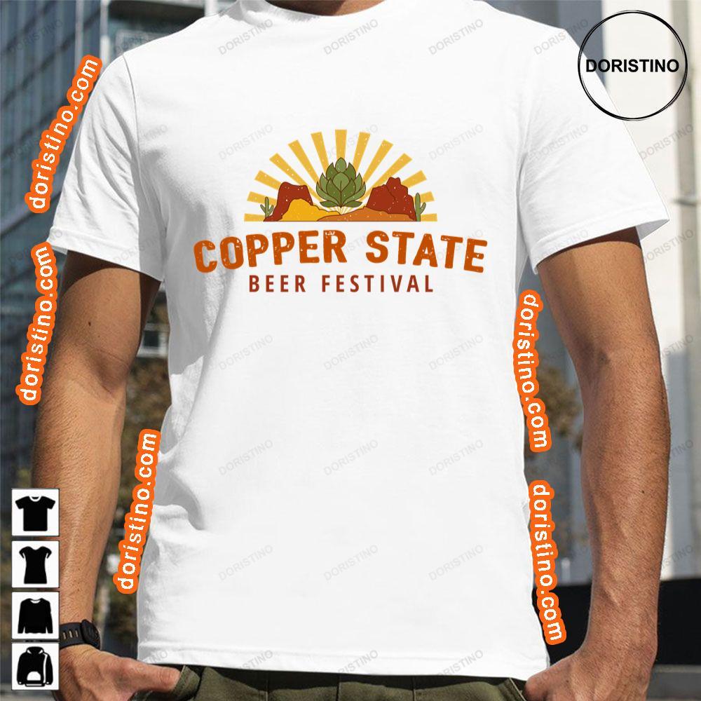 Copper State Beer Festival 2024 Logo Tshirt Sweatshirt Hoodie