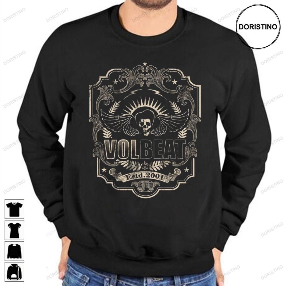 Volbeat 2001 Skull Art Limited Edition T-shirts
